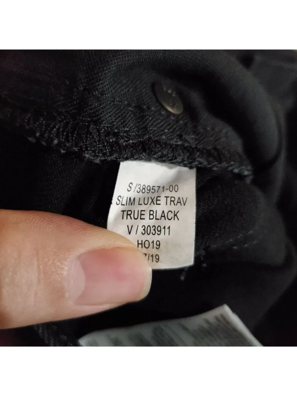 Banana Republic Jeans Mens 31x32 Black Slim Luxe Traveler Cotton Blend *Read*